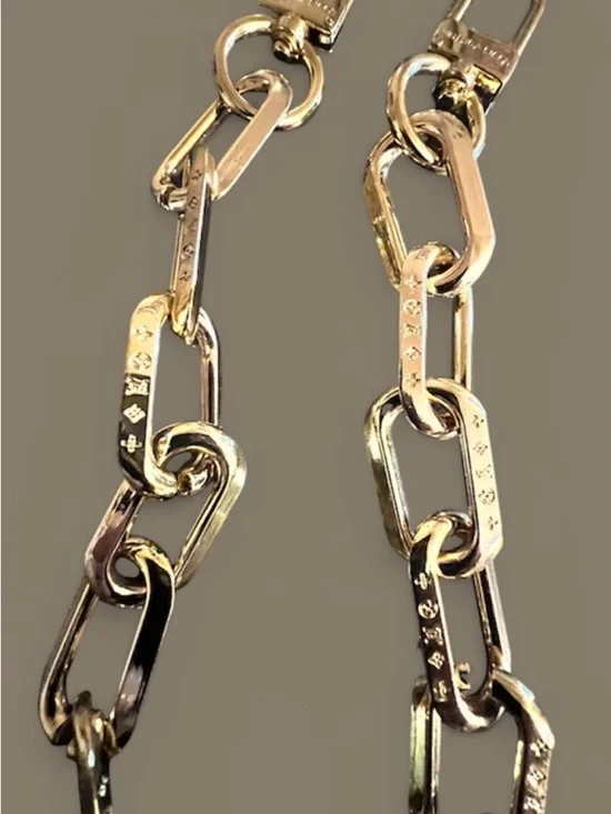 Gold Chain Link LV Bag Replacement Strap 24” - Picture 7 of 7